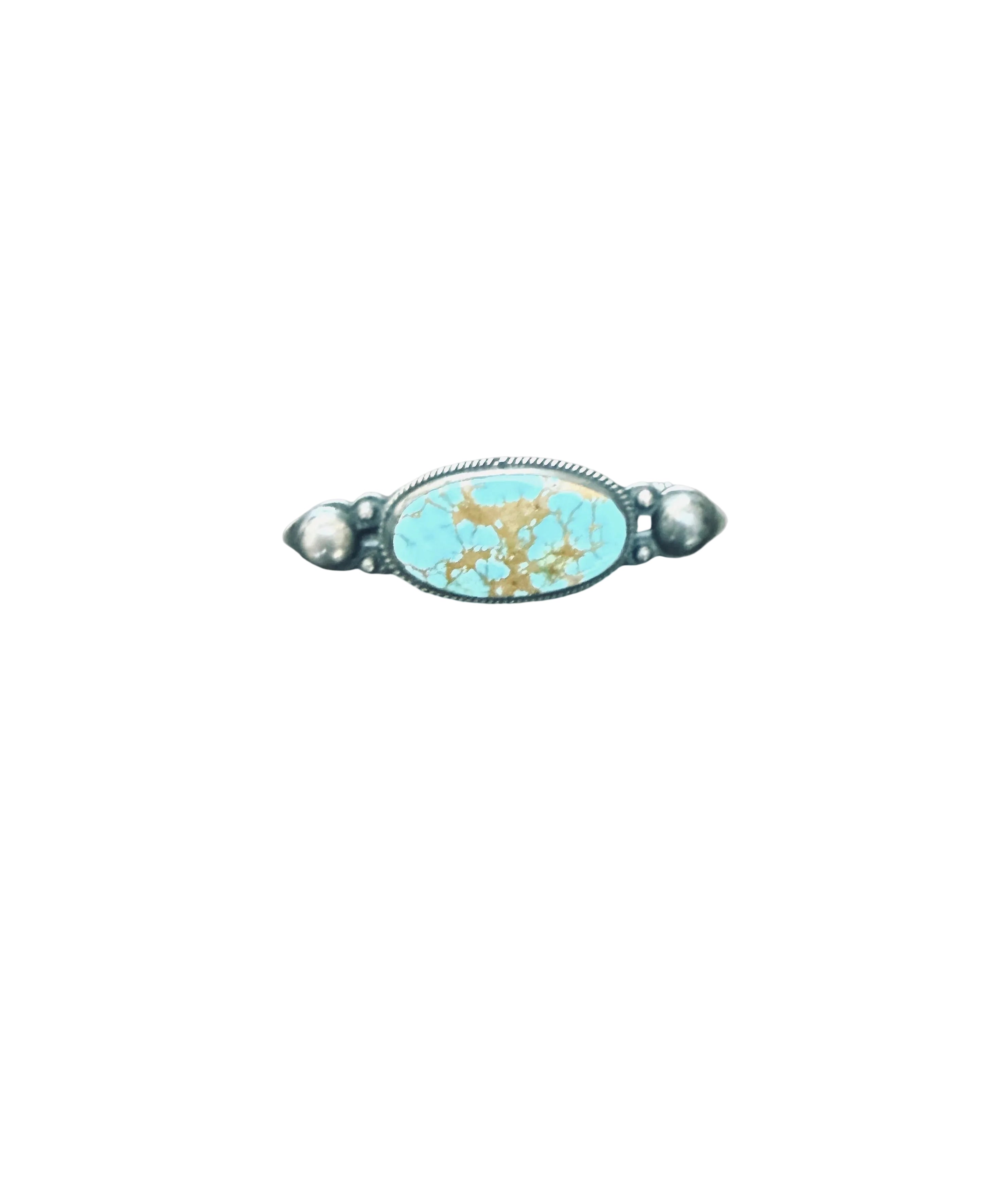 Harvey era turquoise pin