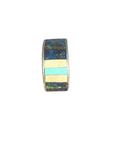 Chrysocolla channel inlay cuff
