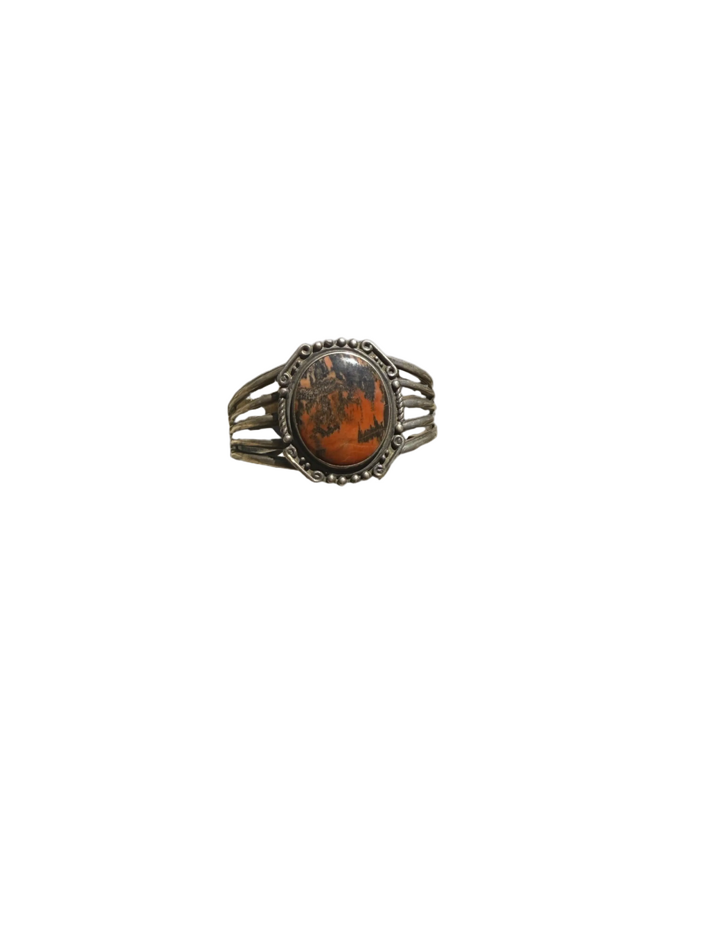 Petrified wood harvey era cuff
